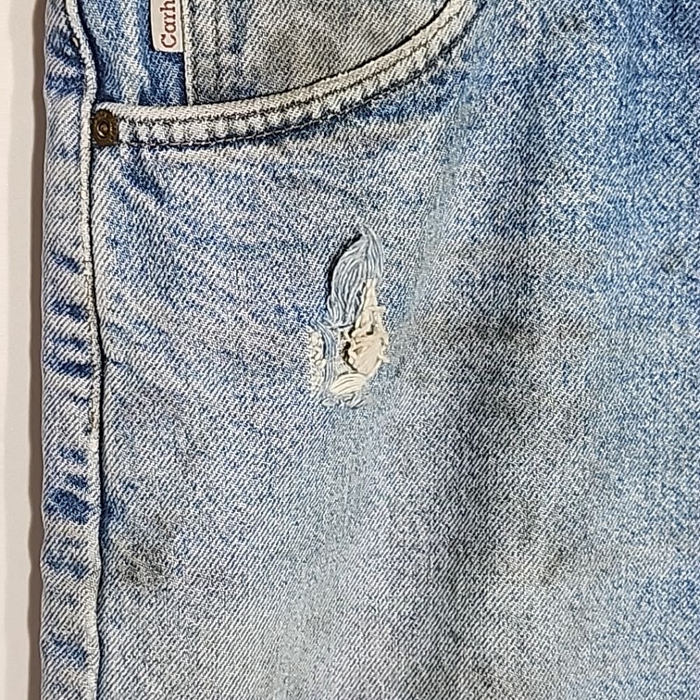 Carhartt Flannel Lined Straight Leg Relaxed Fit Blue Jeans Men's 44 x 32 - Picture 6 of 12
